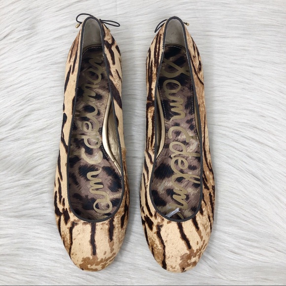 Sam Edelman Joya Animal Print Ballet Flats Sz 10.5 - Picture 3 of 8